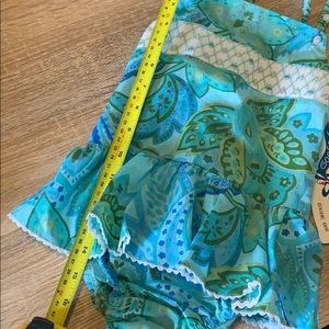 Silly Goose smocked Romper size 18 24 mos girl